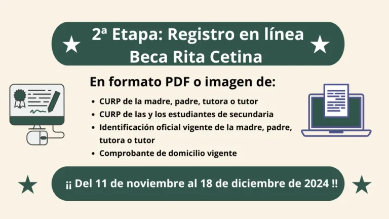 Cómo solicitar la Beca Rita Cetina paso a paso